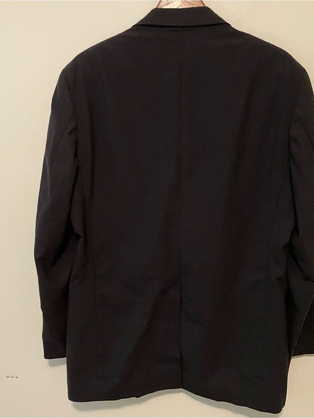 Brooks Brothers Brooksease Blazer Sport Coat Mens 41 R Black Wool Blend Classic